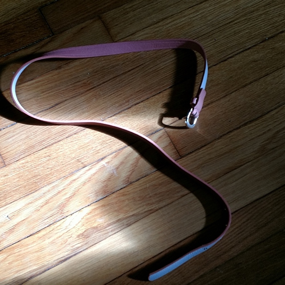 Dusty pink belt